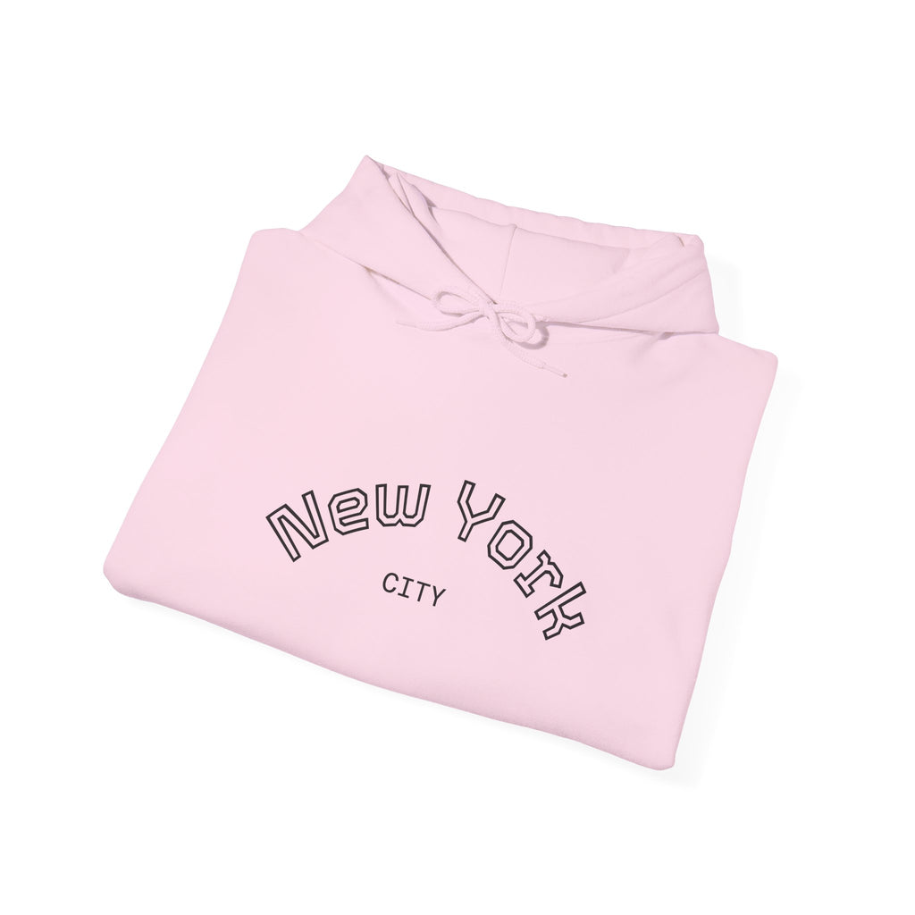 New York City Minimalist Hoodie — Arch Logo Sweatshirt