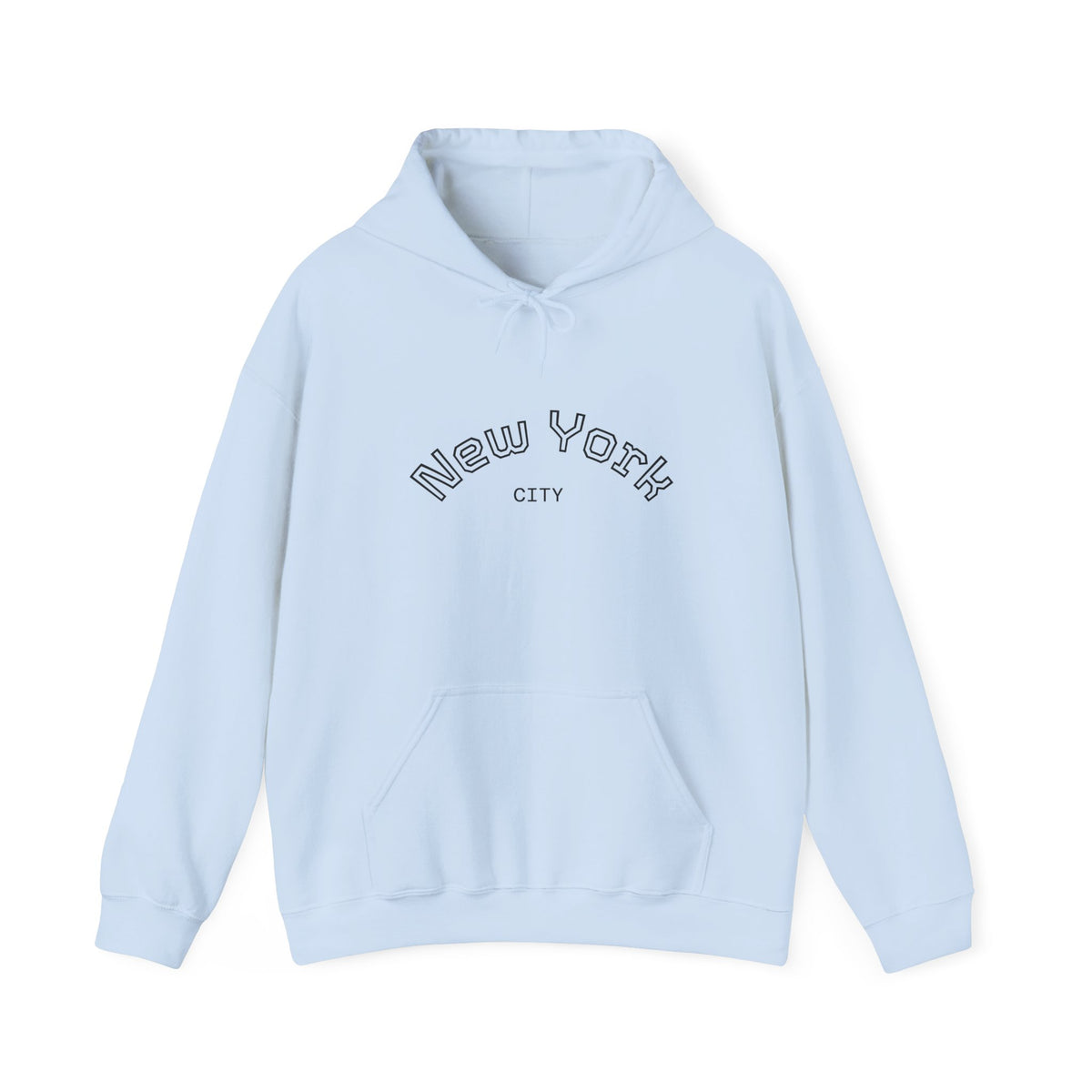 New York City Minimalist Hoodie — Arch Logo Sweatshirt