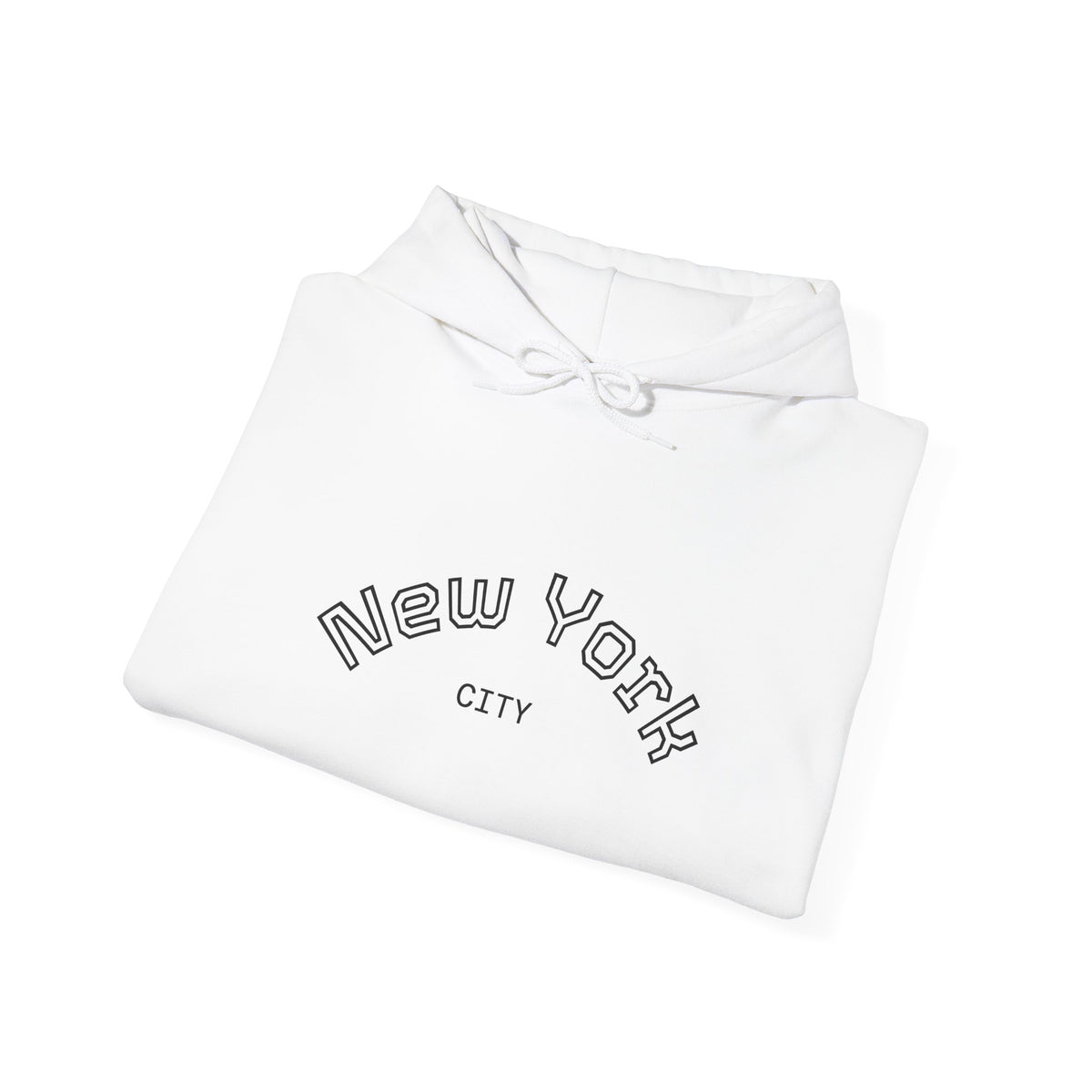 New York City Minimalist Hoodie — Arch Logo Sweatshirt