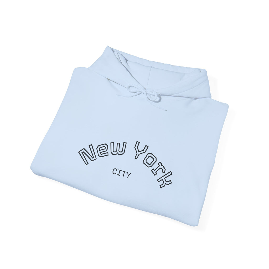 New York City Minimalist Hoodie — Arch Logo Sweatshirt